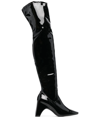 COPERNI PATENT THIGH-HIGH BOOTS