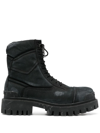 BALENCIAGA STRIKE 20MM LACE-UP BOOTS