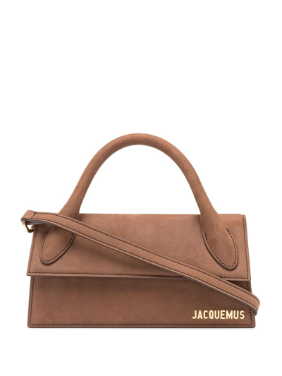 Jacquemus Long Chiquito Tote Bag In Brown
