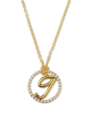 THE ALKEMISTRY 18KT YELLOW GOLD LOVE LETTER DIAMOND NECKLACE