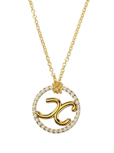 The Alkemistry 18kt Yellow Gold Love Letter Initial Diamond Necklace