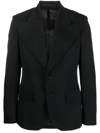 Walter Van Beirendonck Single-breasted Tailored Blazer In Schwarz