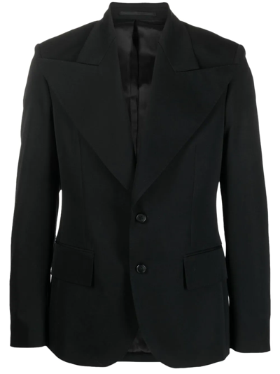 Walter Van Beirendonck Single-breasted Tailored Blazer In Schwarz