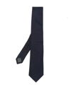 Brunello Cucinelli Satin-finish Pointed-tip Tie In Blau