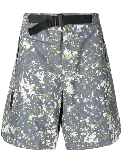 A-cold-wall* Gray Nephin Storm Shorts In Mid Grey