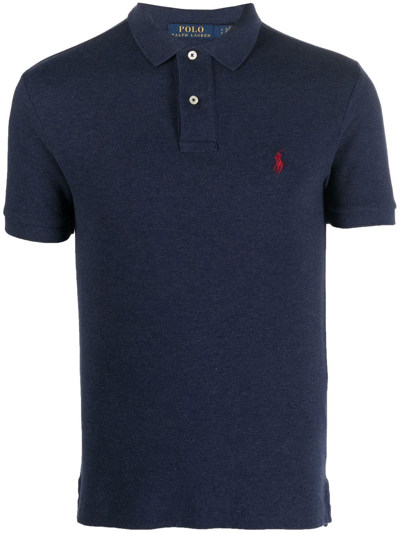 Polo Ralph Lauren Kids' Embroidered Logo Polo Shirt In Blue
