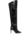 IRO PATENT-LEATHER KNEE-HIGH BOOTS