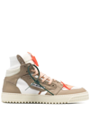 OFF-WHITE ARROWS APPLIQUÉ CALF-LEATHER SNEAKERS