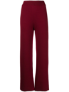 KENZO LOGO FLARED-LEG TROUSERS