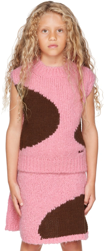 Weekend House. Kids Pink Dot Vest