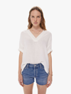 XIRENA AVERY TOP IN WHITE - SIZE MEDIUM