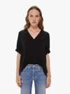 XIRENA AVERY TOP IN BLACK, SIZE LARGE