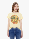 Mother The Boxy Goodie Goodie I Got Lei'd In Hawaii Tee Shirt In Yellow