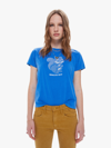 Mother The Lil Goodie Goodie Health Nut Tee Shirt In Blue