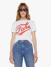 CLONEY FAKE T-SHIRT IN WHITE - SIZE SMALL