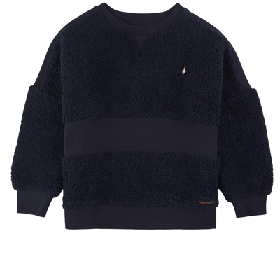 A Monday In Copenhagen Kids' August Sweater Outer Space In Navy