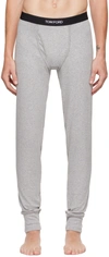 Tom Ford Gray Long Johns Lounge Pants