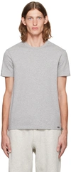 Tom Ford Cotton Jersey Crewneck T-shirt In Grey