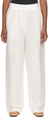 THE ROW OFF-WHITE MILLA TROUSERS