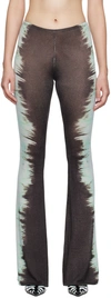 16ARLINGTON BROWN & GREEN KORO LEGGINGS