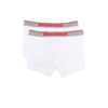 DSQUARED2 WHITE BOXERS TWIN PACK SET,DCXF5005018743500