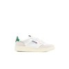 AUTRY WHITE MEDALIST LEATHER SNEAKERS,AULMLS2316928394