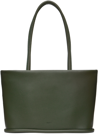 Lemels Ssense Exclusive Green Medium Style Shopper Bag In Deep Forest