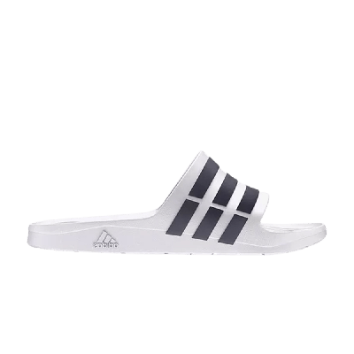 Pre-owned Adidas Originals Duramo Slide In White