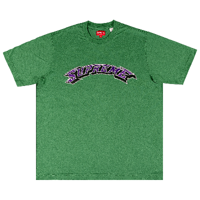 Pre-owned Supreme Kids'  Appliqué Arc Short-sleeve Top 'green'