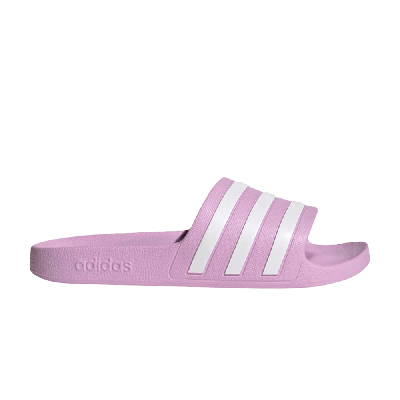 Pre-owned Adidas Originals Wmns Adilette Adilette Aqua Slide 'clear Lilac' In Pink