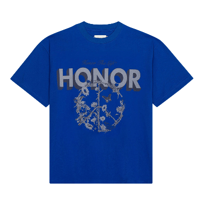 Pre-owned Honor The Gift Honor Peace T-shirt 'long Beach Navy' In Blue