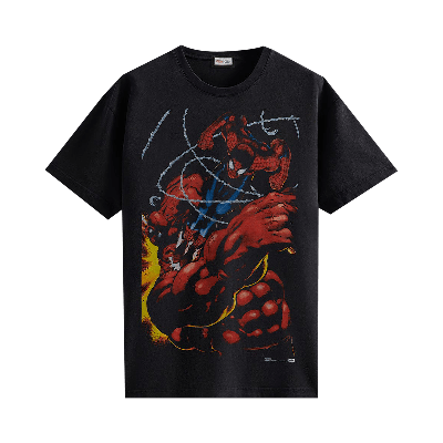 Pre-owned Kith For Spider-man Red Hulk Vintage Tee 'black'