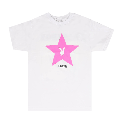 Pre-owned Pleasures X Playboy Connect T-shirt 'white'