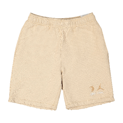 Pre-owned Air Jordan X Union M J Flc Shorts 'white Onyx' In Cream
