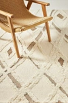 Anthropologie Hand-tufted Elika Rug By  In Beige Size 5x8