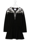 Marcelo Burlon County Of Milan Icon Wings Cotton Dress In Black