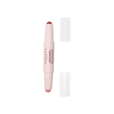 Wander Beauty Double Booked Lip Cream In Otw/in The Clear