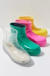Ugg Drizlita Genuine Shearling Lined Rain Boot In Clear
