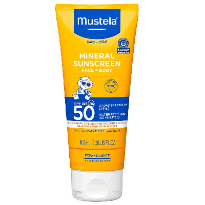 Mustela Spf 50 Mineral Sunscreen Lotion