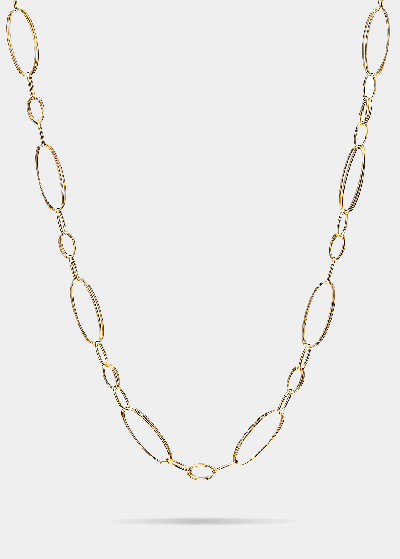 Paul Morelli 18k Gold Ellipse Chain Necklace, 19"