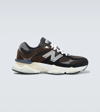 NEW BALANCE 9060 SUEDE-TRIMMED SNEAKERS