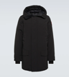 Canada Goose Langford Hooded Parka Jacket In Black  