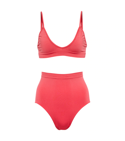 Prism Bra And Underwear Set In Cerise