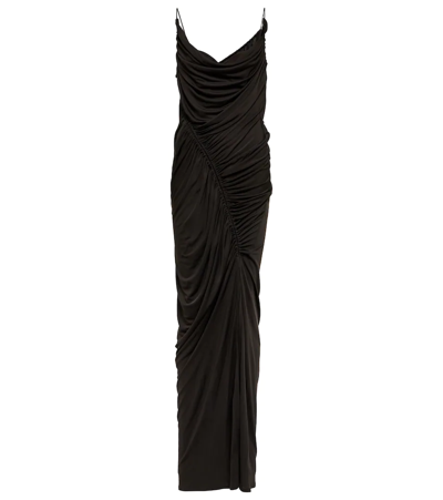 Bottega Veneta Sleeveless Maxi Dress In Fondant