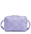 Bottega Veneta Small Intreccio Leather Camera Bag In Wisteria