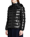 Moncler Badyf Hodded Puffer Jacket In Black
