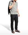 Rag & Bone Miles Organic Cotton-jersey T-shirt In Blugrey