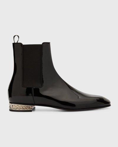 CHRISTIAN LOUBOUTIN MENS Black Roadyrocks Patent Leather Chelsea Boot 43796873~black_1781816358152_0.jpg main image 4