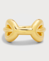 Charlotte Chesnais Binary Chain Ring In Vermeil