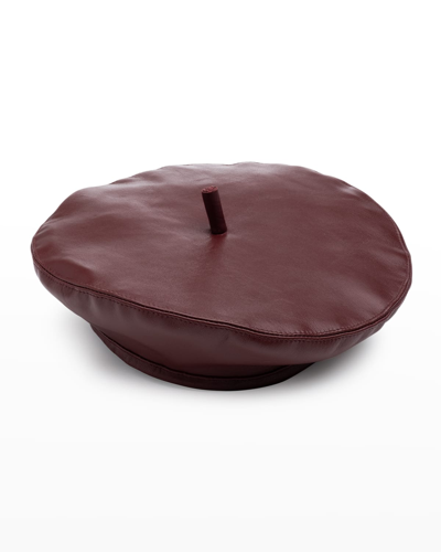 EUGENIA KIM CARTER LEATHER BERET